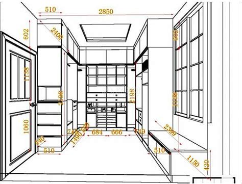 常见衣柜尺寸及内部结构设计图解 - 装修保障网
