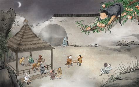 中国童话故事之【长须国】|插画|绘本|迪布 - 原创作品 - 站酷 (ZCOOL)