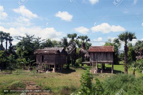高脚屋：组成柬埔寨特色民居一道风景线|柬埔寨|高脚屋|暹粒_新浪新闻