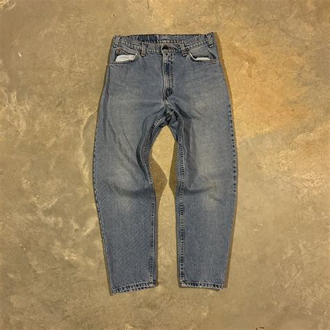 Vintage Essential Vintage 90s Levi’s 550 Orange Tab Light Wash Jeans ...