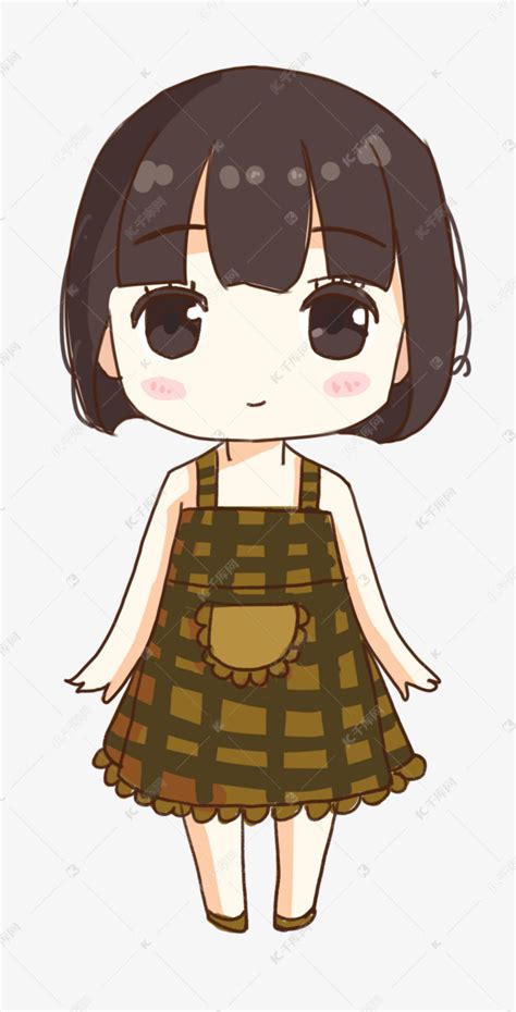 漫画q版小女孩图片