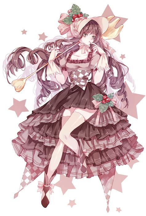 甜美女生头像动漫全身