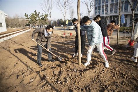 “植下希望 树起未来” 青岛市技师学院开展植树节义务植树活动 - 青岛新闻网