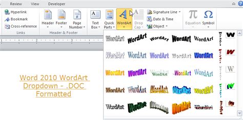 How to Format WordArt - W3schools