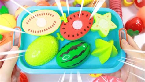 果蔬切切乐：找出所有绿色的蔬菜水果！厨房玩具_少儿_动画片大全_腾讯视频