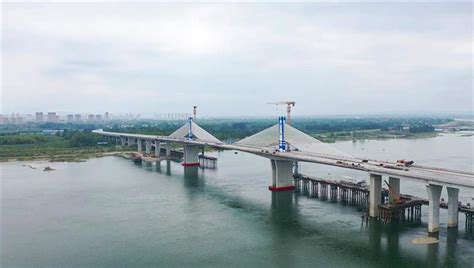 老河口：河谷汉江大桥进入收尾阶段 预计10月建成通车_长江云 - 湖北网络广播电视台官方网站