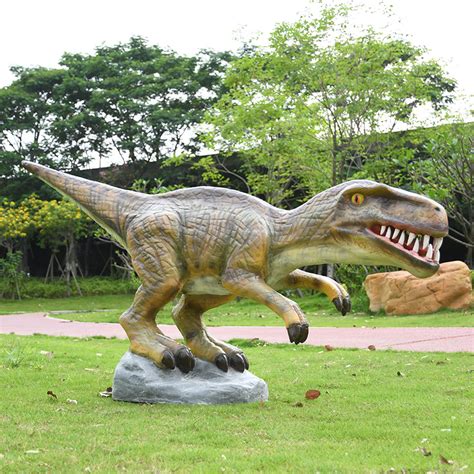 玻璃钢恐龙雕塑侏罗世纪霸王龙大型户外游乐场摆件园林景观 ...