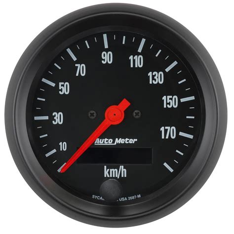 AutoMeter 2687-M AutoMeter Z-Series Speedometers | Summit Racing