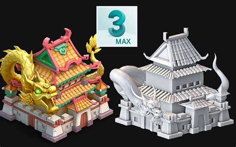 保国寺古建筑结构3D模型下载-建筑3D模型-筑龙渲染表现论坛
