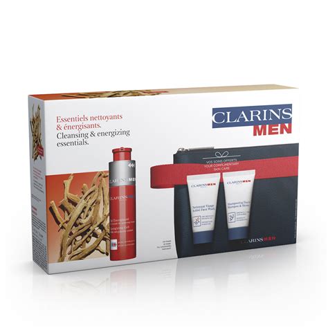 Clarins Men Cleansing and Energizing Essentials