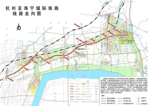 杭海城际铁路路线图一览- 杭州本地宝