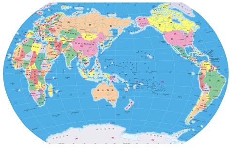 世界地图中国图片