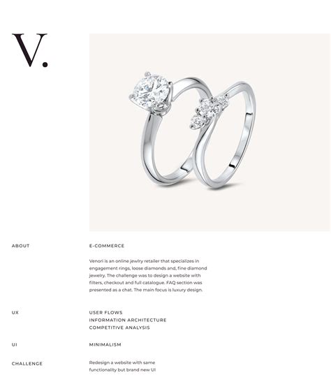 奢华钻石珠宝线上购物网页设计[7P]
