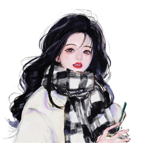 温柔的晚风女生头像