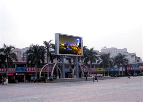 东莞黄江户外P16全极屏（HB）_户外LED显示屏_工程案例_深圳市迈普光彩科技有限公司