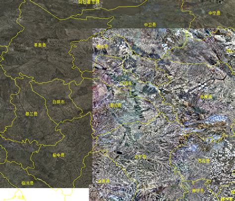甘肃白银资源3号卫星5米10米融合产品-地理遥感生态网