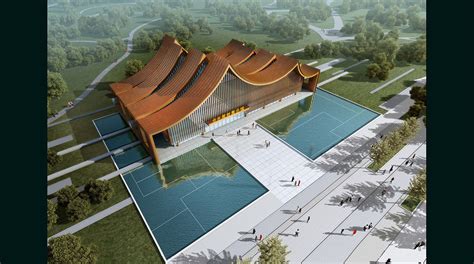 甘肃合水城市规划展示馆建筑方案设计-上海仑城建筑规划设计事务所