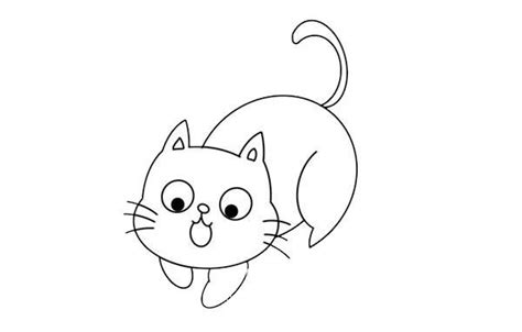 卡通小猫怎么画简笔画(卡通小猫怎么画简笔画可爱) | 抖兔教育