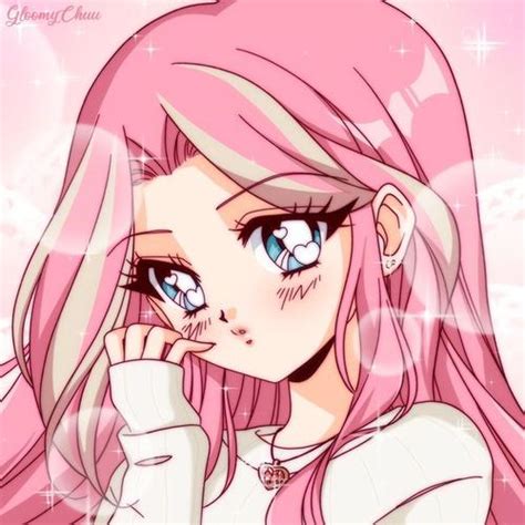 甜美女生头像粉色系