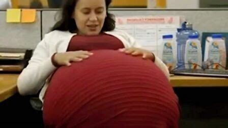 世界上肚子最大的孕妇