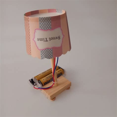 纸杯小台灯 学生手工作业材料DIY科技小制作-阿里巴巴
