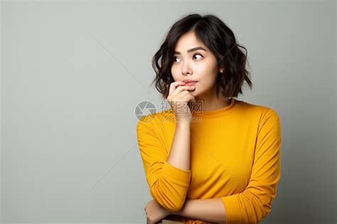 黄色卫衣甜美女生头像