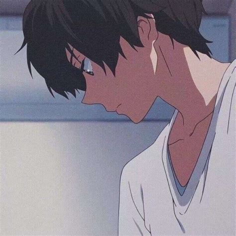 非主流头像伤心男生动漫