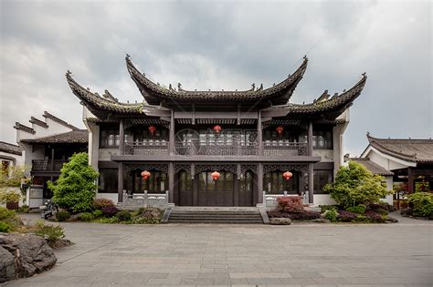 惊艳新中式建筑之美：江南最美的5个中式酒店(5)_新中式建筑_中国古风图片大全_古风家