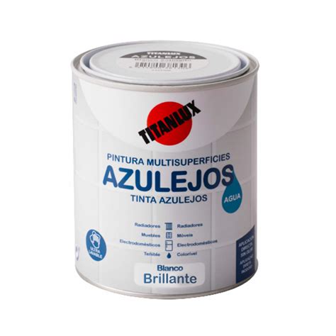 Esmalte Azulejos Aquoso Branco Brilho 750ml Titanlux - 1201897 | Ovarmat