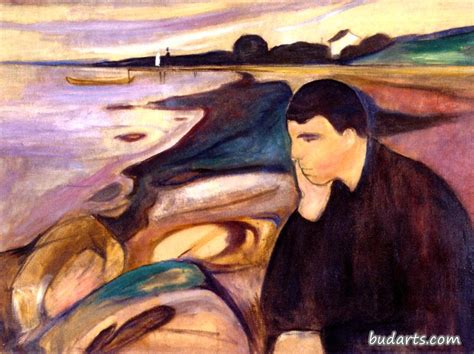 19世纪法国著名象征主义画家阿方斯.奥斯伯特笔下忧郁而孤独的蓝。|阿方斯|象征主义|笔下_新浪新闻