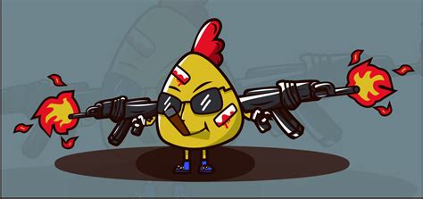 Fighting Chicken——金鸡中的战斗机_xinxuqi-站酷ZCOOL