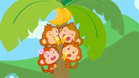 小猴子吃香蕉的图片,小猴子的图片,猴子吃香蕉卡通图片_大山谷图库