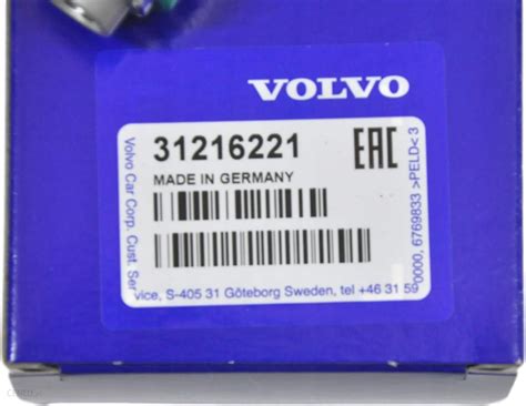 Mechanizm rozrządu Volvo 31216221 S60 V60 Zawór Zmiennych Faz Rozrząd ...