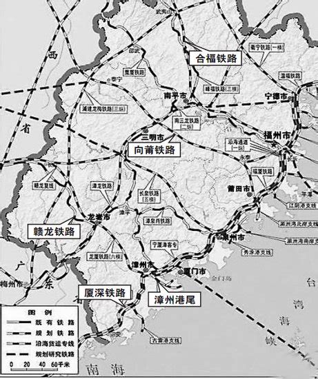 2020福建省高铁线路图,福建省高铁线路图,福建沿海高铁线路图_大山谷图库