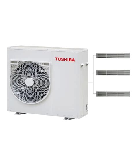 TOSHIBA/东芝中央空调家用进口四匹一拖三多联机变频空调