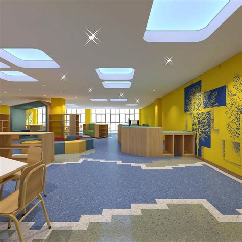 学校教室 |空间|家装设计|Z53163066 - 原创作品 - 站酷 (ZCOOL)