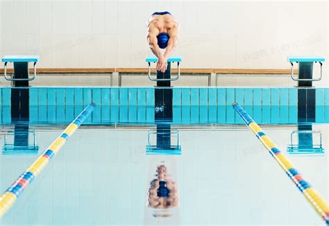 跃入泳池水中的运动员摄影高清jpg图片免费下载_编号z2ohnqorv_图精灵