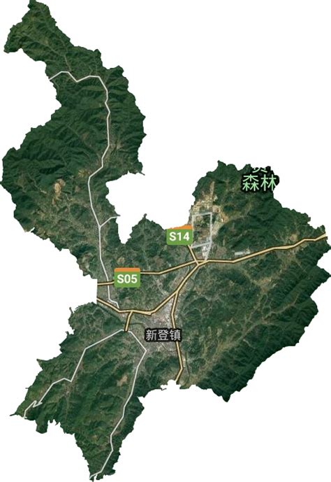 富阳新登镇地图,富阳,杭州富阳_大山谷图库