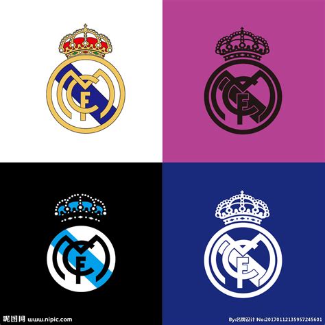 Real Madrid CF皇家马德里足球俱乐部logo-快图网-免费PNG图片免抠PNG高清背景素材库kuaipng.com