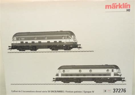 Märklin H0 37276 Set mit 2x Diesellok SNCB BR 59 Metall mfx-digital ...