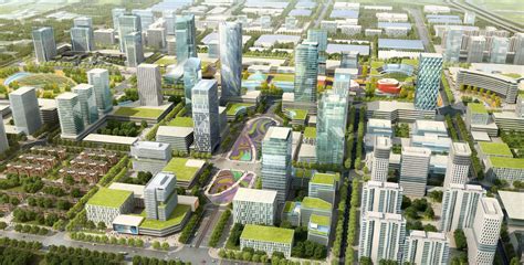 郑州国际商都E贸易核心区城市设计_思朴(北京)国际城市规划设计有限公司