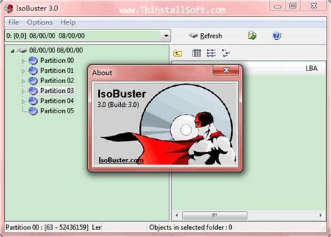 IsoBuster Portable 3.2 - Powerful Data Recovery Tool - ThinstallSoft