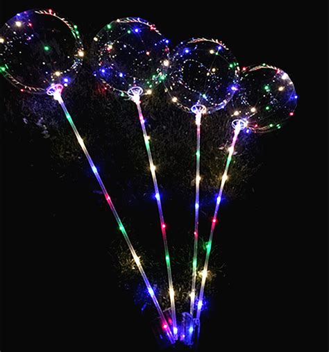 ins网红气球带灯发光LED彩灯气球闪光漂浮新年圣诞发光波波球 ...