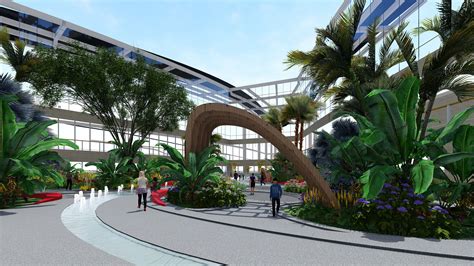 海口美兰国际机场二期扩建航站楼室内设计方案-北京沃野建筑规划设计有限责任公司