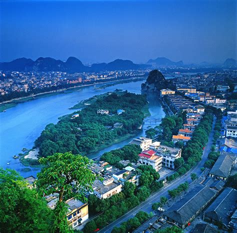 桂林的景点分布图_桂林市区景点分布图 - 随意贴
