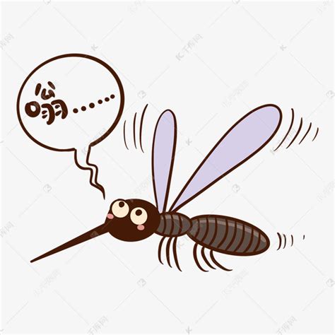 卡通拟人化蚊子素材图片免费下载-千库网
