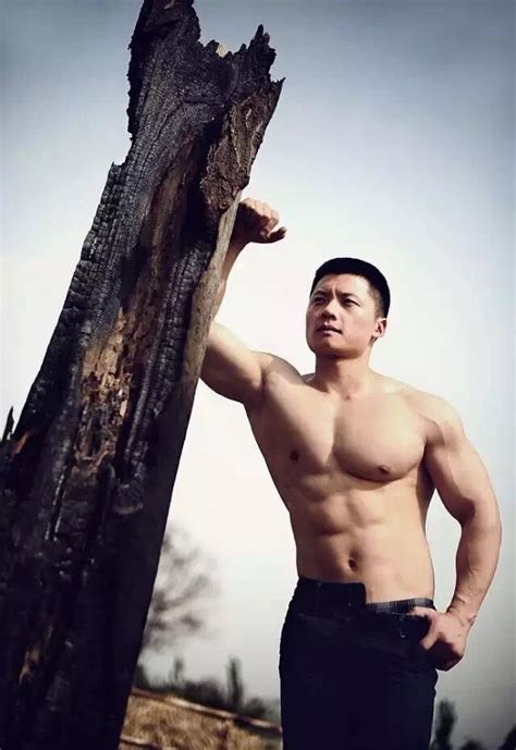 国产超级大帅哥健身男模肌肉小哥哥fitness陆恒 中国 肌肉宝宝