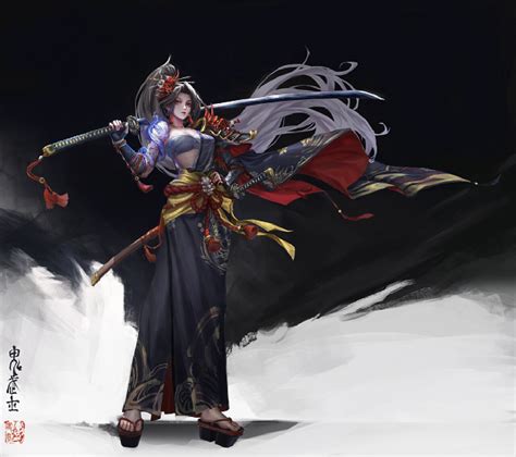 温柔武士头像女生