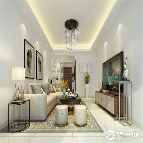 上海雅仕轩别墅160平轻奢风格客厅装修效果图-家居美图_装一网装修效果图
