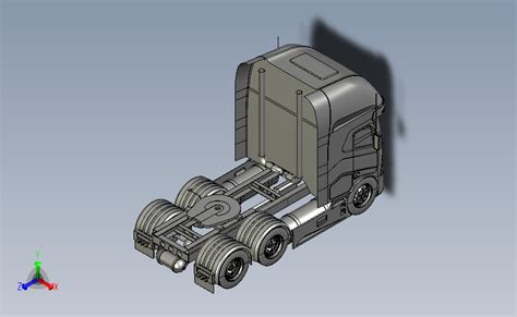 卡车模型_IGES_模型图纸下载 – 懒石网